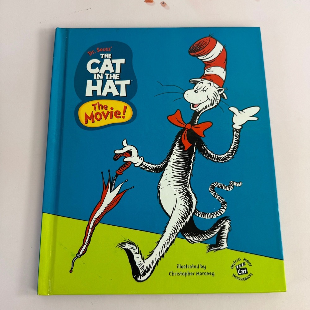 Dr. Seuss The Cat in the Hat The Movie Hardcover Book 2003 Kohls Special Edition